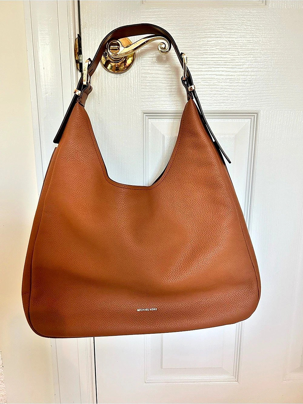 Michael Kors Nolita Large Pebbled Leather Hobo Shoulder Bag - Never Used